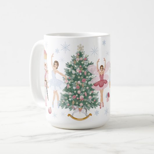 Nutcracker-Süßigkeiten Kaffeetasse (Vorderseite Links)