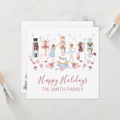 Nutcracker-Süßigkeiten Karte (Vorderseite/Rückseite Beispiel)