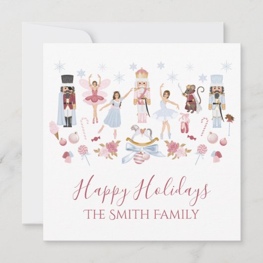 Nutcracker-Süßigkeiten Karte (Vorderseite)