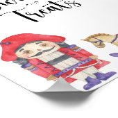 Nutcracker - Süßigkeiten und Leckereien Babyduschp Poster (Ecke)