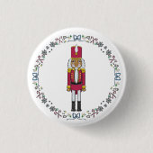 Nutcracker Sweet Nutcracker Prinz Weihnachten Button (Vorderseite)