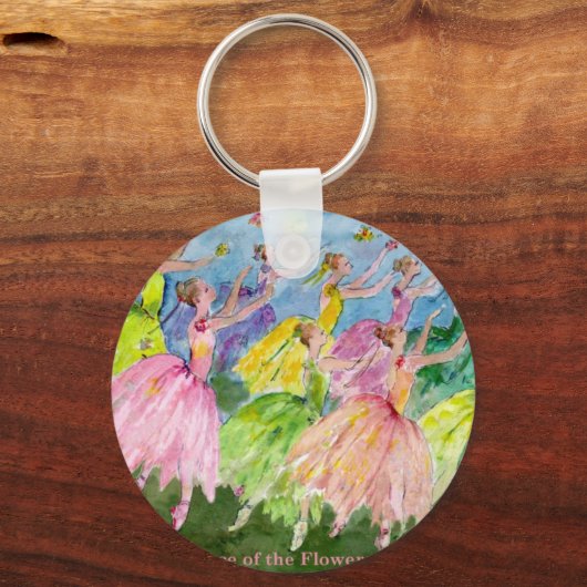 Nutcracker-Tanz der Blume Schlüsselanhänger (Vorderseite)