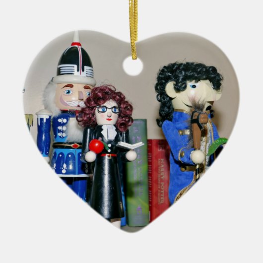 Nutcracker Teacher Keramik Ornament (Vorne)