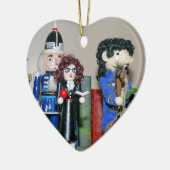 Nutcracker Teacher Keramik Ornament (Links)