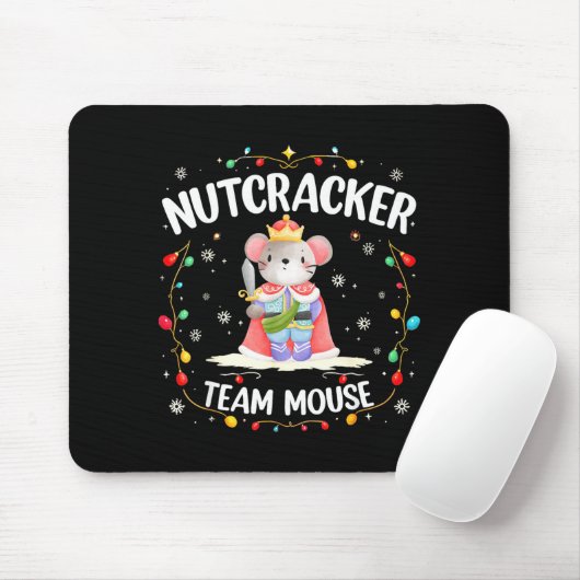 Nutcracker Team Mouse Christmas Dance Ballet Merry Mousepad (Mit Mouse)