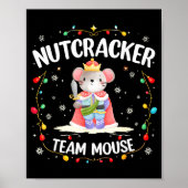 Nutcracker Team Mouse Christmas Dance Ballet Merry Poster (Vorne)