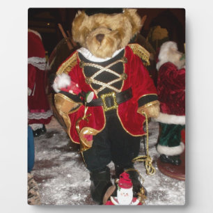 Nutcracker Teddy Bear Christmas Collection Fotoplatte