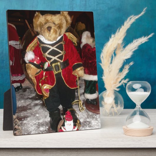Nutcracker Teddy Bear Christmas Collection Fotoplatte (Seite)