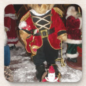 Nutcracker Teddy Bear Christmas Collection Getränkeuntersetzer (Vorderseite)