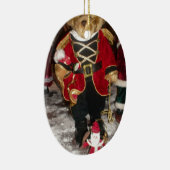 Nutcracker Teddy Bear Christmas Collection Keramikornament (Rechts)