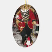 Nutcracker Teddy Bear Christmas Collection Keramikornament (Links)