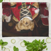 Nutcracker Teddy Bear Christmas Collection Küchentuch (Gefaltet)