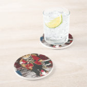 Nutcracker Teddy Bear Christmas Collection Sandstein Untersetzer (Seite)