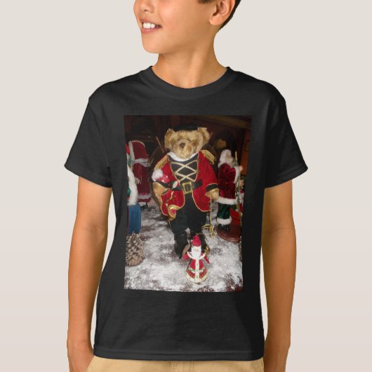 Nutcracker Teddy Bear Christmas T-Shirt (Vorderseite)