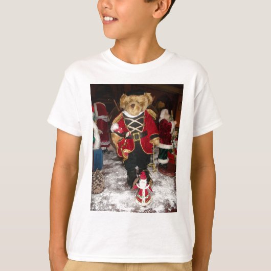 Nutcracker Teddy Bear Christmas T-Shirt (Vorderseite)