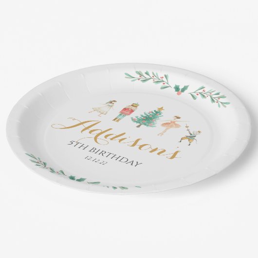 Nutcracker-Teller, Teller von Zuckerpflaumen (Schrägansicht)