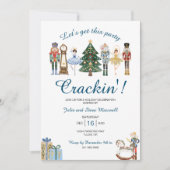 Nutcracker Thema Weihnachten Party Einladung (Vorderseite)
