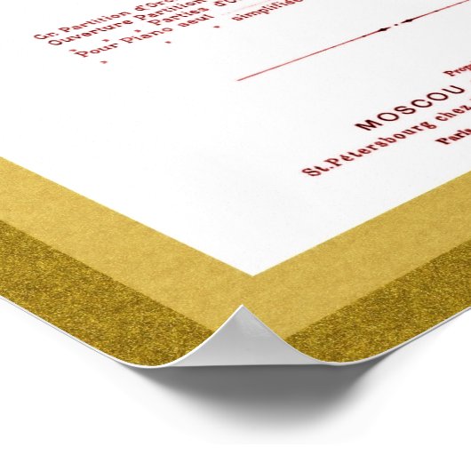 Nutcracker-Titelseite drucken Poster (Ecke)