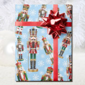 Nutcracker Toss on Snow Christmas Roll of Geschenkpapier