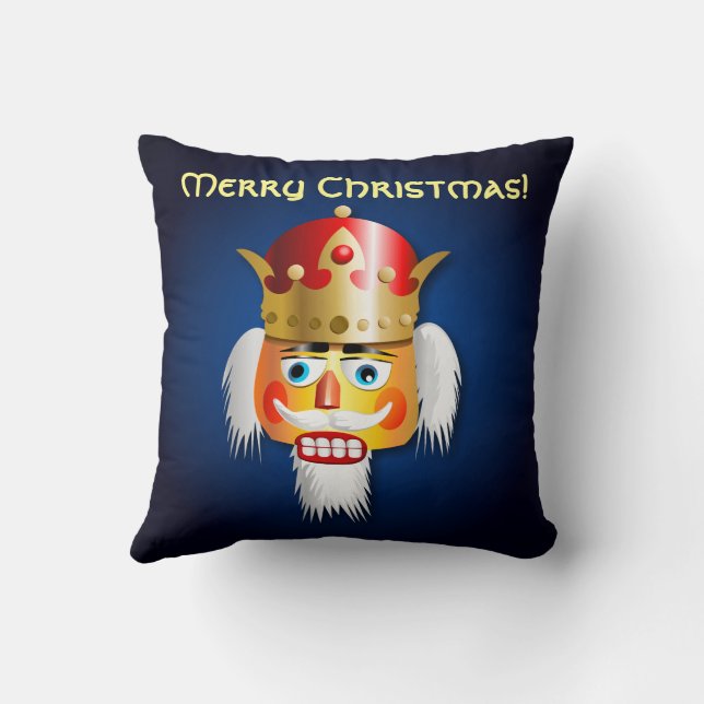 Nutcracker Toy King Throw Kissen (Rückseite)