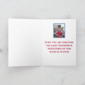 NUTCRACKER/TOY SOLDIER CHRISTMAS CARD FEIERTAGSKARTE (Innenseite)