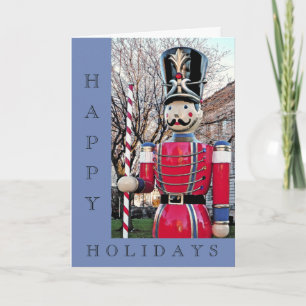 NUTCRACKER/TOY SOLDIER CHRISTMAS CARD FEIERTAGSKARTE