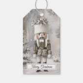 Nutcracker Toy Soldier Christmas Geschenkanhänger (Vorderseite)