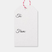 Nutcracker Toy Soldier Folk Weihnachtsgeschenke Ta Geschenkanhänger (Rückseite)