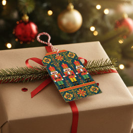 Nutcracker Toy Soldier Folk Weihnachtsgeschenke Ta Geschenkanhänger