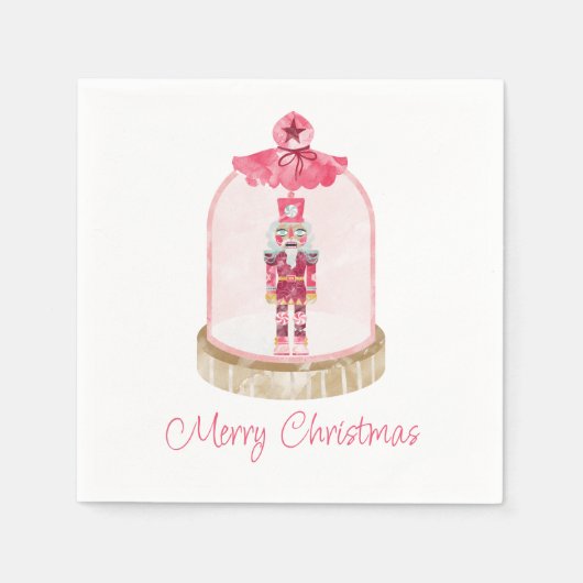 Nutcracker Toy Soldier Holiday Party Serviette (Vorderseite)