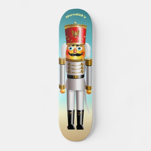 Nutcracker Toy Soldier in Hussar Uniform Skateboard (Vorderseite)