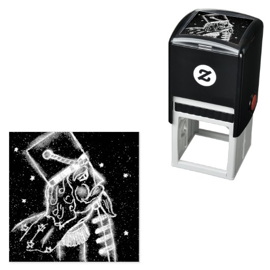 Nutcracker Toy Soldier in Magenta Permastempel (Beispiel)