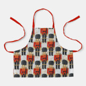 Nutcracker Toy Soldier Xmas Weihnachtskids Schürze (Vorderseite)