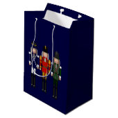 Nutcracker Trio, Blue-GIFT BAG Mittlere Geschenktüte (Rückseite Schrägansicht)