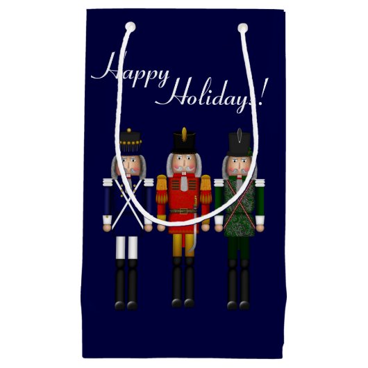 Nutcracker Trio, Blue GIFT BAG S Kleine Geschenktüte (Vorderseite)