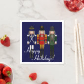 Nutcracker Trio-Blue PAPER PARTY NAPKINS Serviette (Beispiel)