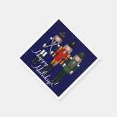 Nutcracker Trio-Blue PAPER PARTY NAPKINS Serviette (Ecke)