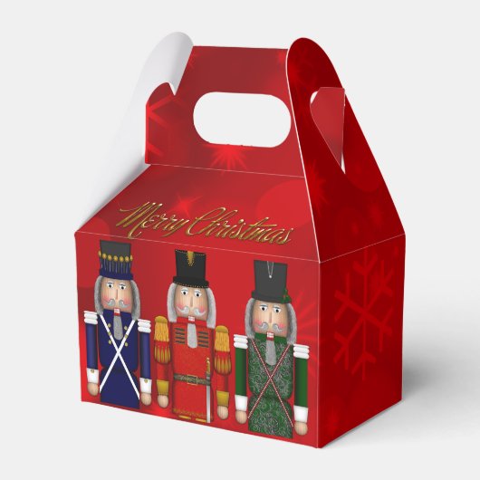Nutcracker Trio-GASTGESCHENK BOX, gable Geschenkschachtel (Rückseite)