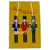 Nutcracker Trio-Gold-GIFT BAG Mittlere Geschenktüte (Vorderseite)