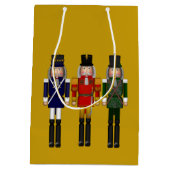 Nutcracker Trio-Gold-GIFT BAG Mittlere Geschenktüte (Rückseite)