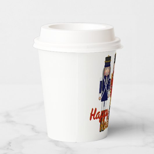 Nutcracker Trio-Red-Paper Cups Pappbecher (Rechts)