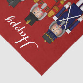 Nutcracker-Trio-Red-Tissue-Umhüllungspapier Seidenpapier (Ausschnitt)