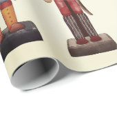 Nutcracker Trio Weihnachtswrapping Paper Sheet Geschenkpapier (Rolleneckpunkt)