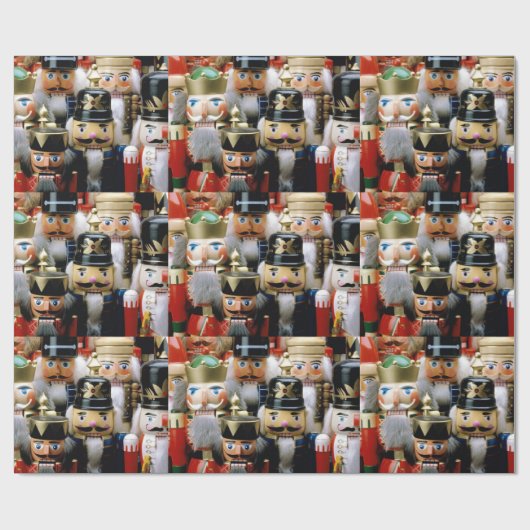 Nutcracker-Truppe Geschenkpapier (Flach)