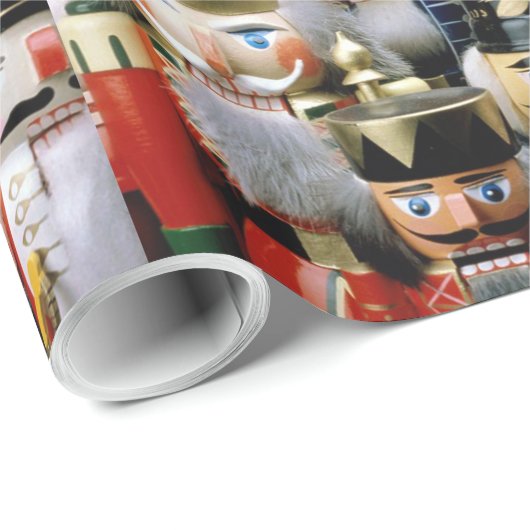 Nutcracker-Truppe Geschenkpapier (Rolleneckpunkt)