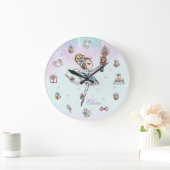 Nutcracker und Clara Dance Ballet Weihnachten Große Wanduhr (Zuhause)