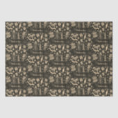 Nutcracker und Fairies Taupe Brown Seidenpapier (Vorderseite)