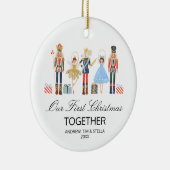 Nutcracker - unser erstes Weihnachten gemeinsam Keramik Ornament (Rechts)