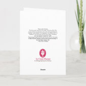 Nutcracker Vintag Art Nouveau Personalisiert Card Karte (Rückseite)