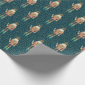 Nutcracker Vintage Christmas Geschenkpapier (Ecke)